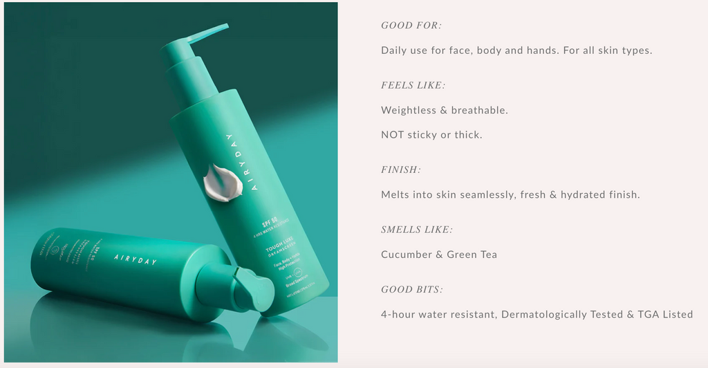 Tough Luxe SPF50 Dreamscreen 275ml